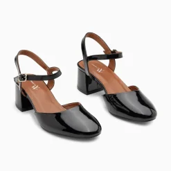 Vanessa Wu Babies A Talon Angelica Noires Vernies