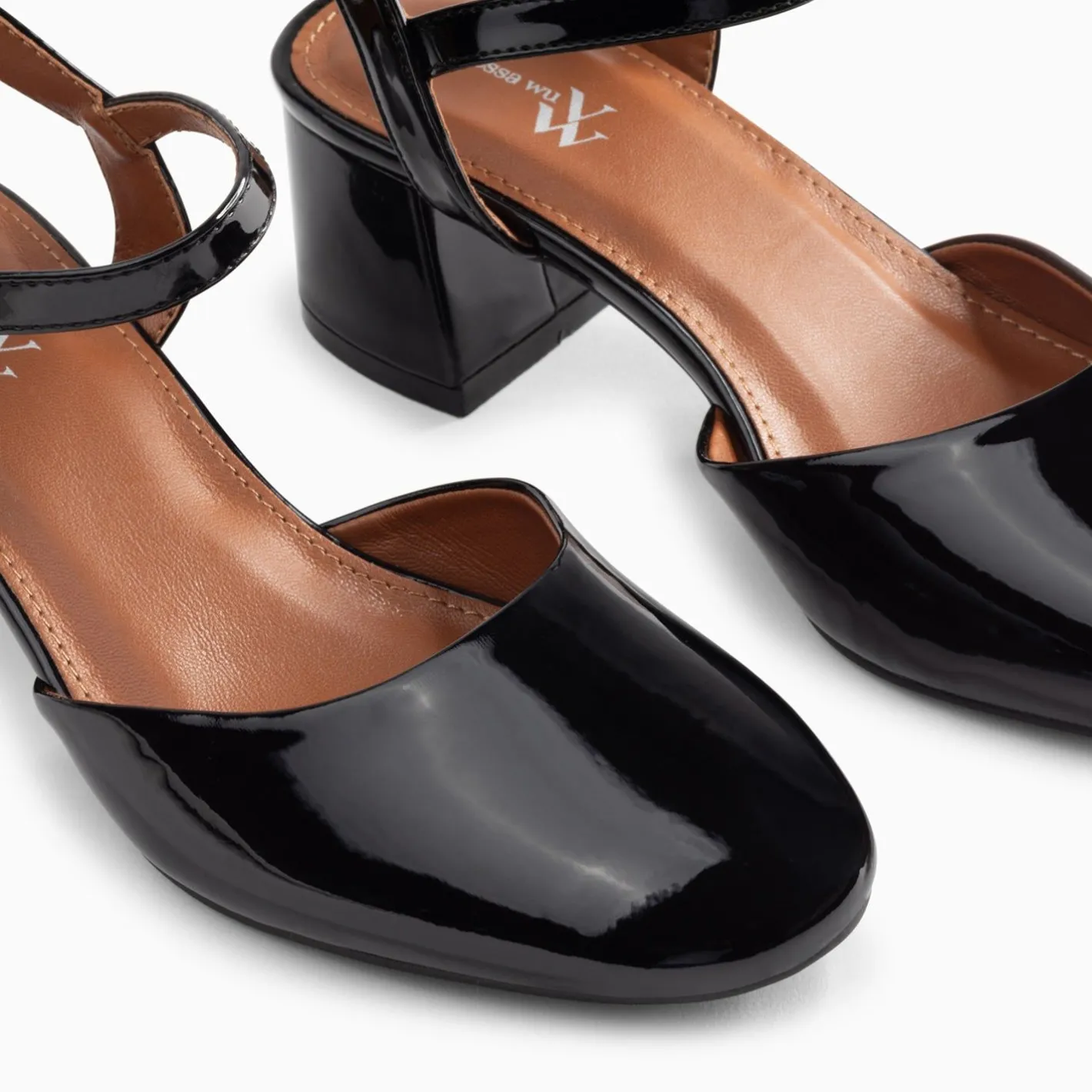 Vanessa Wu Babies A Talon Angelica Noires Vernies