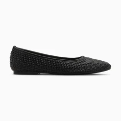 Vanessa Wu Ballerines Provence Tressees Noires Sale