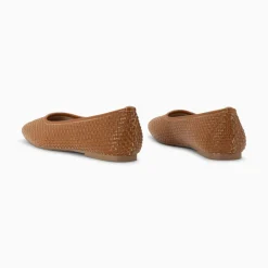 Vanessa Wu Ballerines Provence Tressees Camel Online