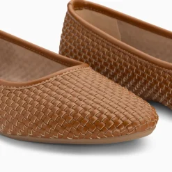 Vanessa Wu Ballerines Provence Tressees Camel Online
