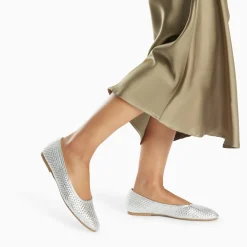 Vanessa Wu Ballerines Provence Tressees Argent Best