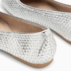 Vanessa Wu Ballerines Provence Tressees Argent Best