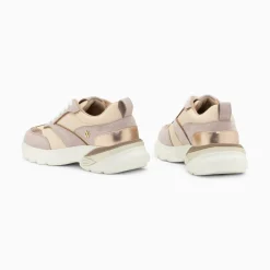 Vanessa Wu Baskets Alexane Lilas Et Rose Gold A Semelle Epaisse New
