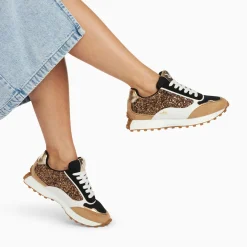 Vanessa Wu Baskets Cassandra Bronze A Paillettes Et Semelle Running Hot