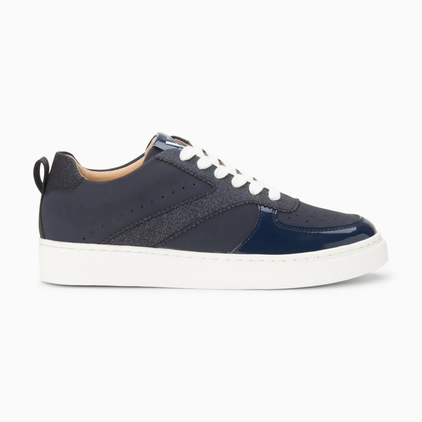 Vanessa Wu Baskets Celeste Bleu Nuit A Lacets Discount