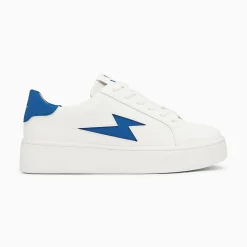 Vanessa Wu Baskets Eclair Angie Blanc Et Bleu A Lacets Online