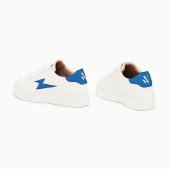Vanessa Wu Baskets Eclair Angie Blanc Et Bleu A Lacets Online