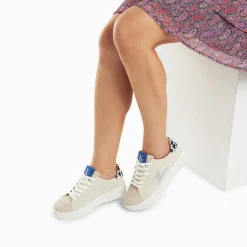 Vanessa Wu Baskets Eclair Berthe Beiges A Lacets