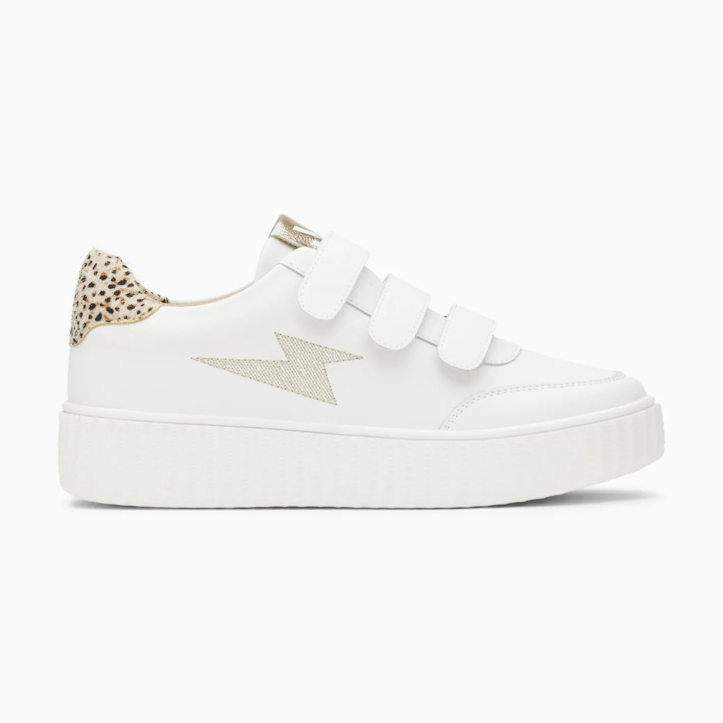 Vanessa Wu Baskets Eclair Damia Blanc Et Leopard A Scratchs Online