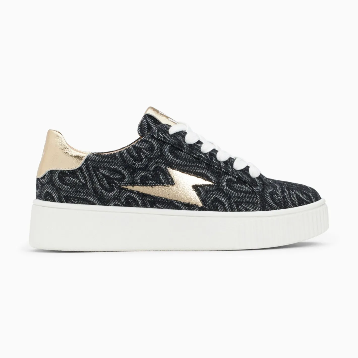 Vanessa Wu Baskets Eclair Enola Noir Coeur A Lacets Sale