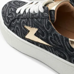 Vanessa Wu Baskets Eclair Enola Noir Coeur A Lacets Sale