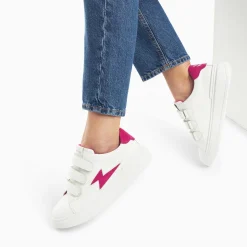 Vanessa Wu Baskets Eclair Fanny Blanc Et Fuchsia A Scratchs Best