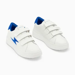 Vanessa Wu Baskets Eclair Fanny Blanc Et Bleu A Scratchs Best
