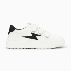 Vanessa Wu Baskets Eclair Fanny Blanc Et Noir A Scratchs Best