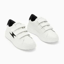 Vanessa Wu Baskets Eclair Fanny Blanc Et Noir A Scratchs Best