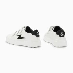 Vanessa Wu Baskets Eclair Fanny Blanc Et Noir A Scratchs Best
