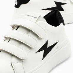 Vanessa Wu Baskets Eclair Fanny Blanc Et Noir A Scratchs Best