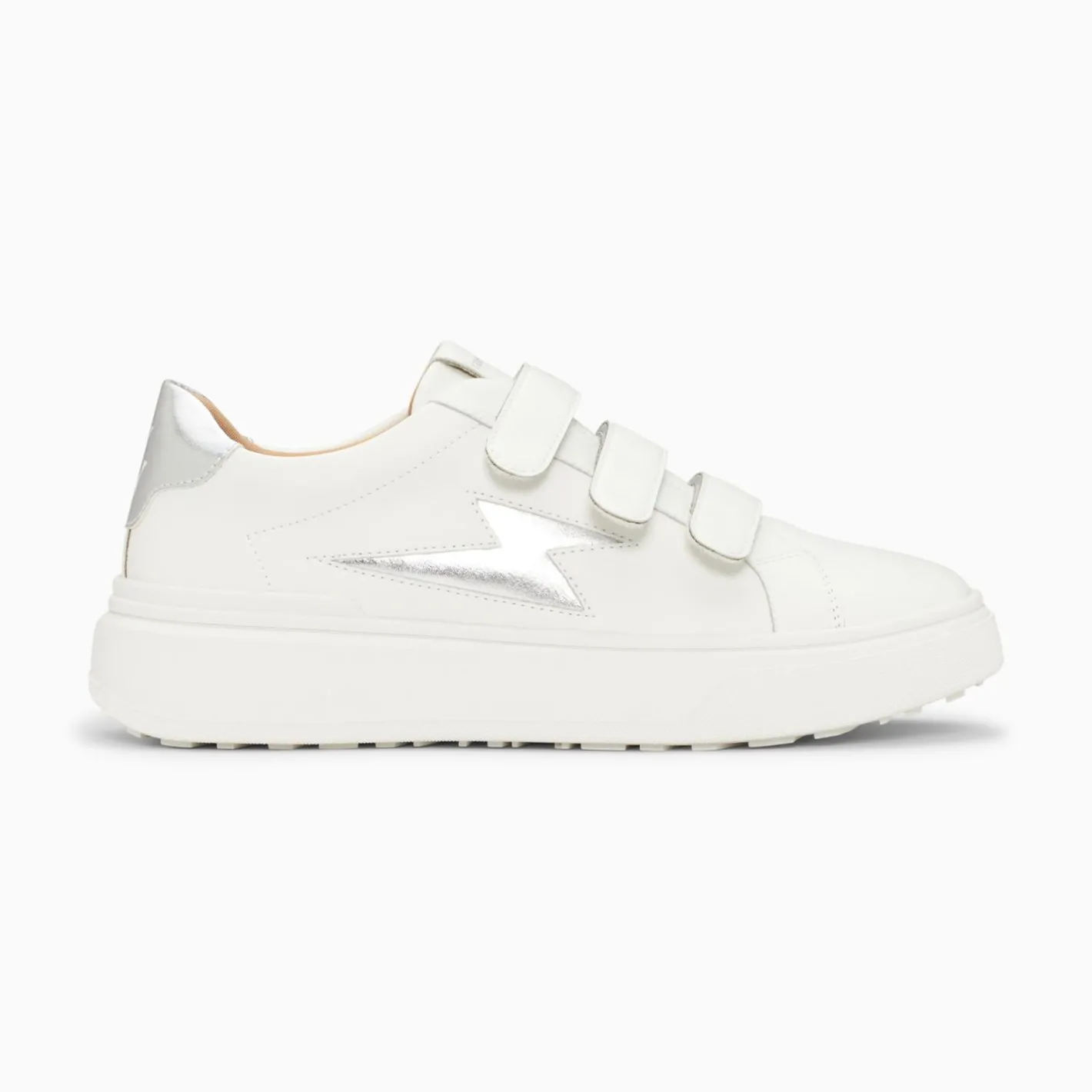 Vanessa Wu Baskets Eclair Fanny Blanc Et Argent A Scratchs Sale