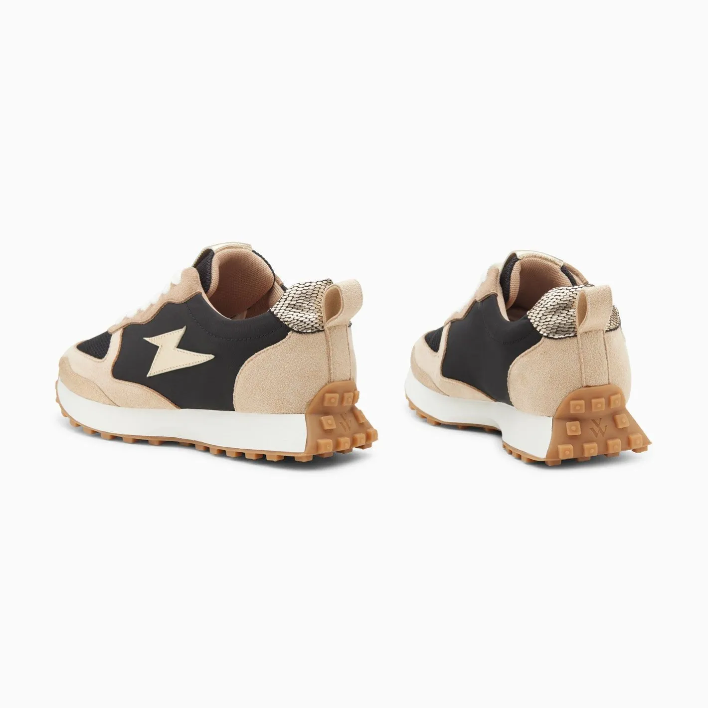 Vanessa Wu Baskets Eclair Kezia Noires A Semelle Running