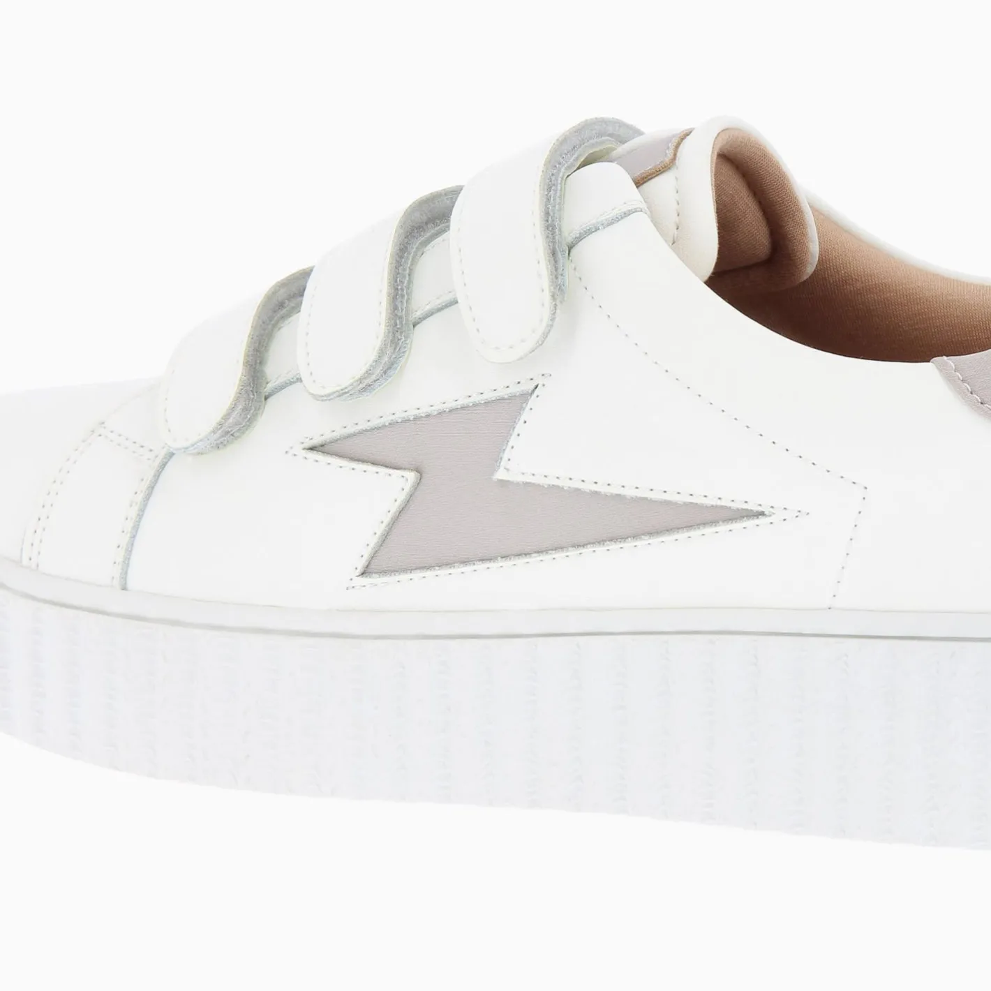 Vanessa Wu Baskets Eclair Larissa Blanches A Details En Satin Taupe Clearance