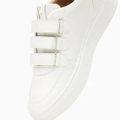 Vanessa Wu Baskets Eclair Lison Blanc Et Or A Scratchs Online