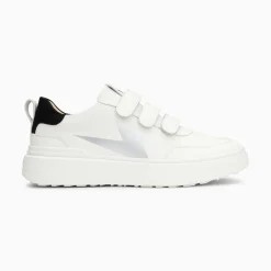 Vanessa Wu Baskets Eclair Lison Blanc Et Noir A Scratchs Best