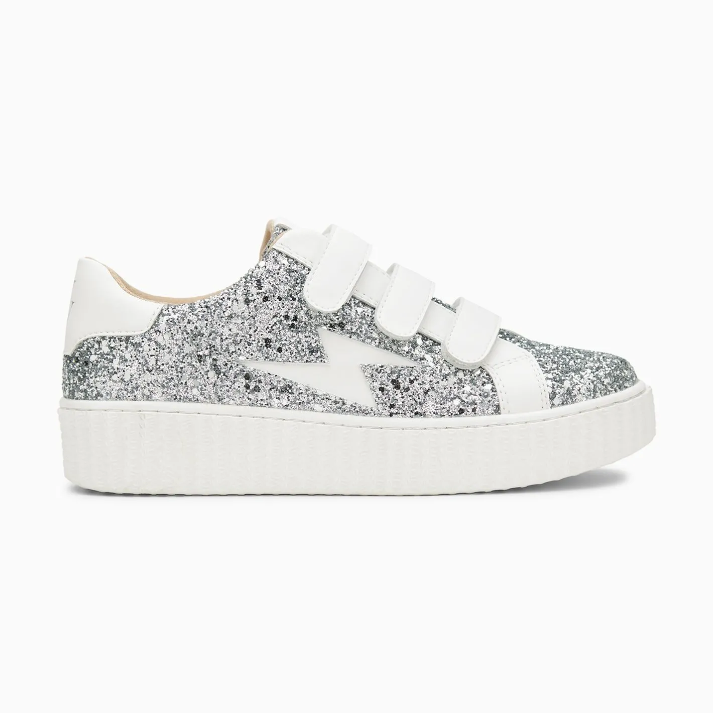 Vanessa Wu Baskets Eclair Marielle A Paillettes Argent Sale