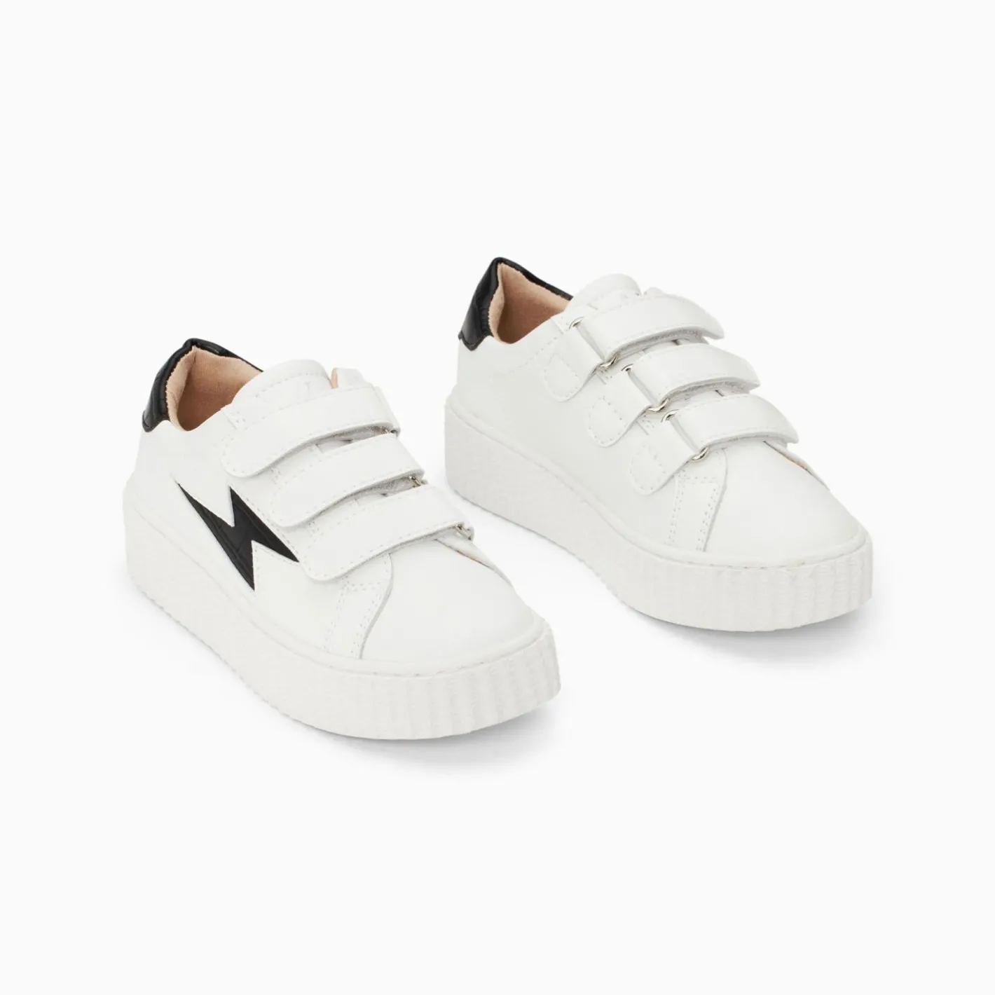 Vanessa Wu Baskets Eclair Mini Elsa Blanc Et Noir Croco A Scratchs Sale