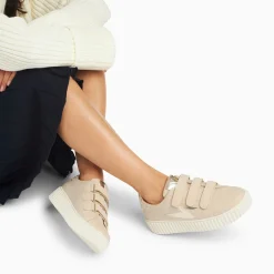 Vanessa Wu Baskets Eclair Pomeline Beige Et Or A Scratchs Sale