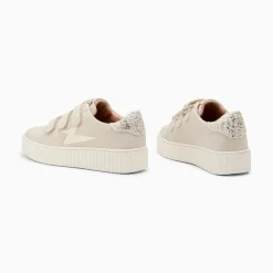 Vanessa Wu Baskets Eclair Pomeline Beige Et Or A Scratchs Sale