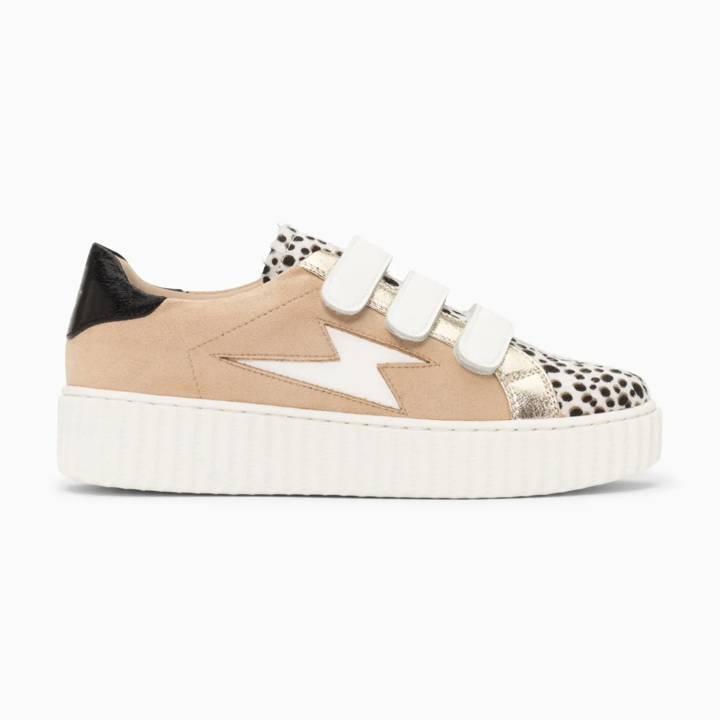 Vanessa Wu Baskets Eclair Scarlett Beiges A Empeigne Leopard New