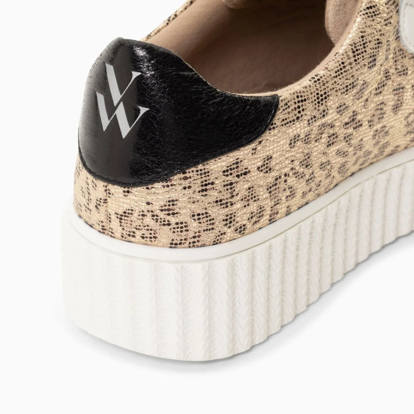 Vanessa Wu Baskets Eclair Scarlett Beiges A Imprime Leopard New