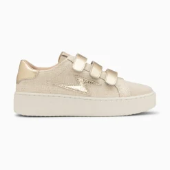 Vanessa Wu Baskets Eclair Summer Beige Et Or A Scratchs