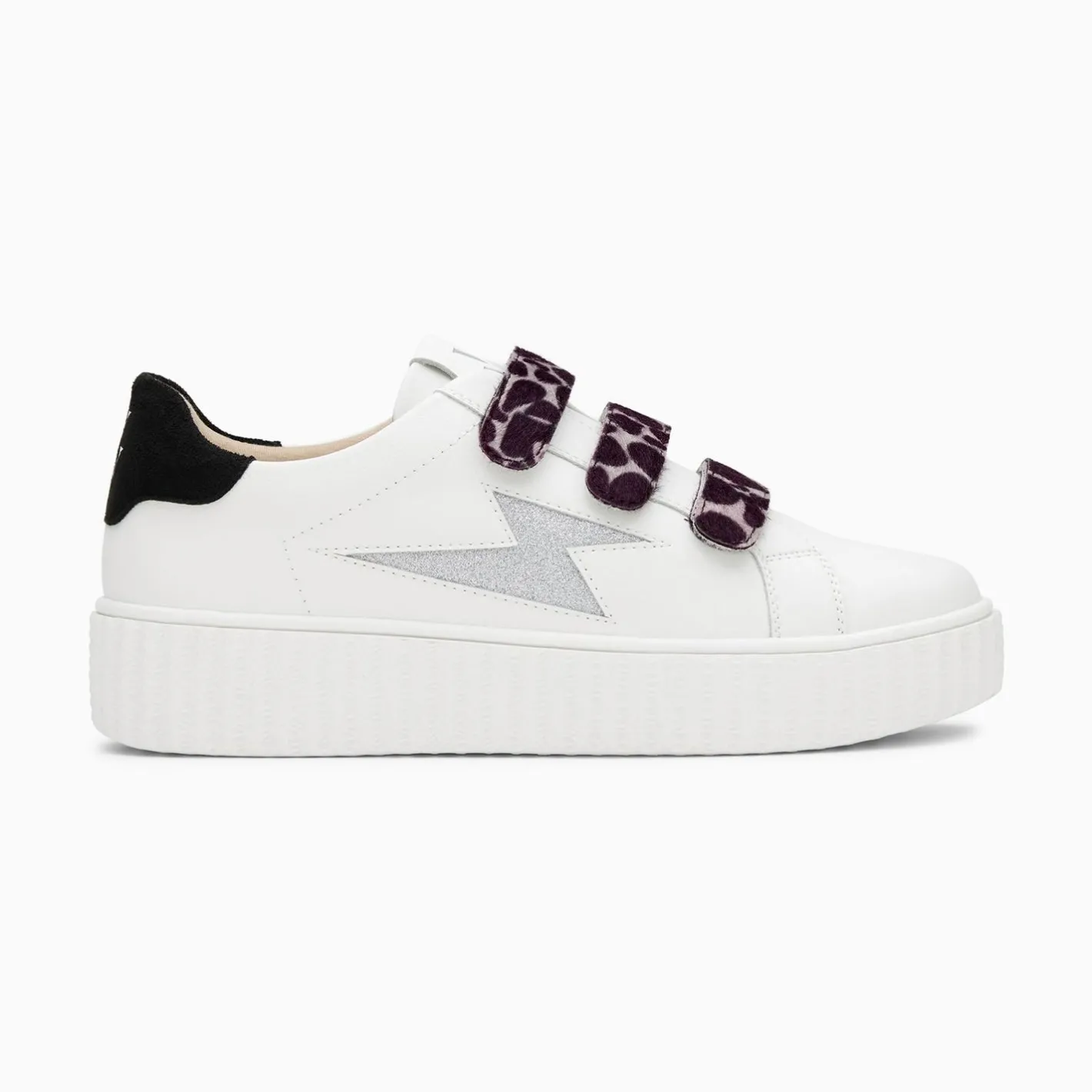 Vanessa Wu Baskets Eclair Thais Blanc Et Argent Paillete A Scratchs Best