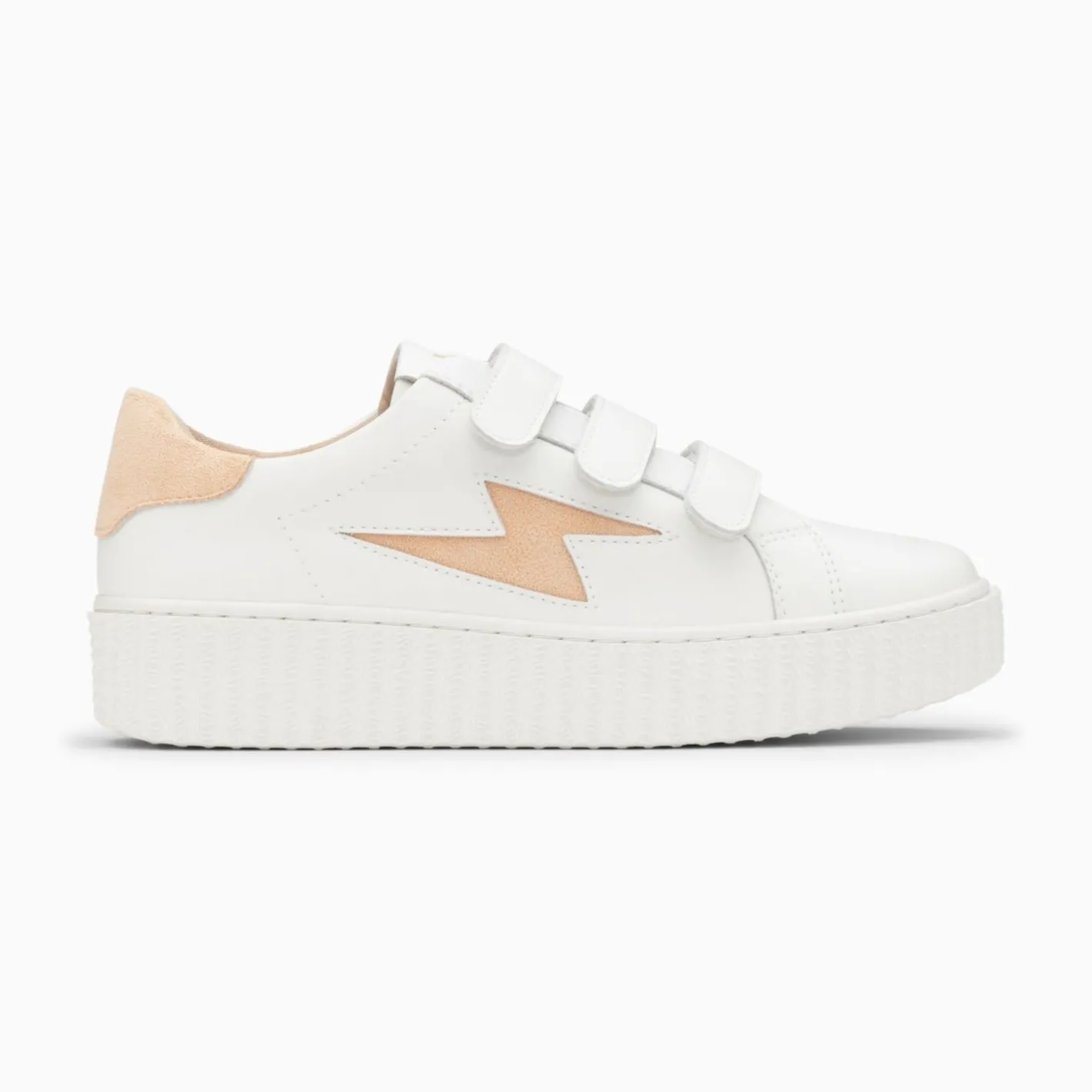 Vanessa Wu Baskets Eclair Vicky Blanc Et Orange Peche A Scratchs Best