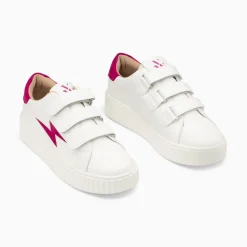 Vanessa Wu Baskets Eclair Vicky Blanc Et Fuchsia A Scratchs Best