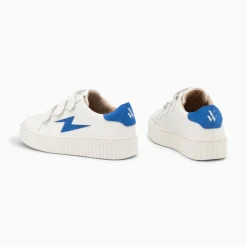 Vanessa Wu Baskets Eclair Vicky Blanc Et Bleu A Scratchs Best