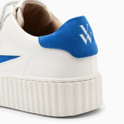 Vanessa Wu Baskets Eclair Vicky Blanc Et Bleu A Scratchs Best