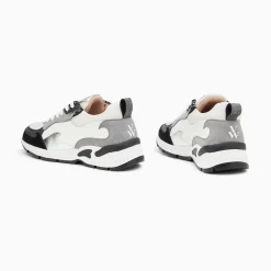 Vanessa Wu Baskets Flamme Arya Blanc Et Gris New