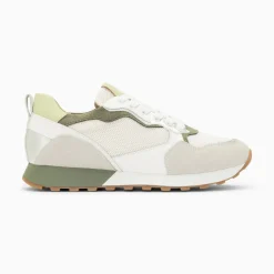 Vanessa Wu Baskets Margaux Gris Et Vert A Semelle Running Sale