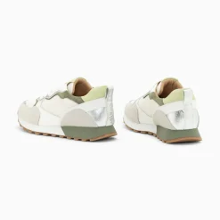 Vanessa Wu Baskets Margaux Gris Et Vert A Semelle Running Sale