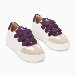 Vanessa Wu Baskets Marie Blanc Et Violet A Scratchs