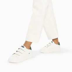 Vanessa Wu Baskets Mini Eclair Solange Blanc Et Vert A Scratchs Sale