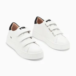 Vanessa Wu Baskets Mini Eclair Solange Blanc Et Noir A Scratchs Online