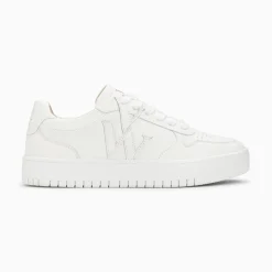 Vanessa Wu Baskets Monogramme Calie Blanches Monochrome Discount