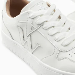 Vanessa Wu Baskets Monogramme Calie Blanches Monochrome Discount