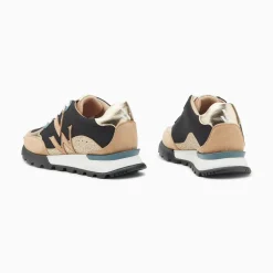 Vanessa Wu Baskets Monogramme Caterina Noir A Semelle Running