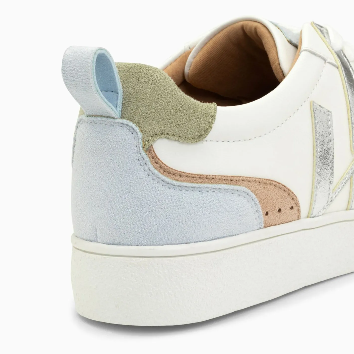 Vanessa Wu Baskets Monogramme Joyce Pastel Et Argent Discount