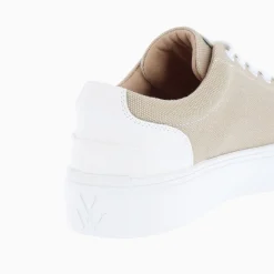 Vanessa Wu Baskets Monogramme Lexie En Tweed Beige Clearance